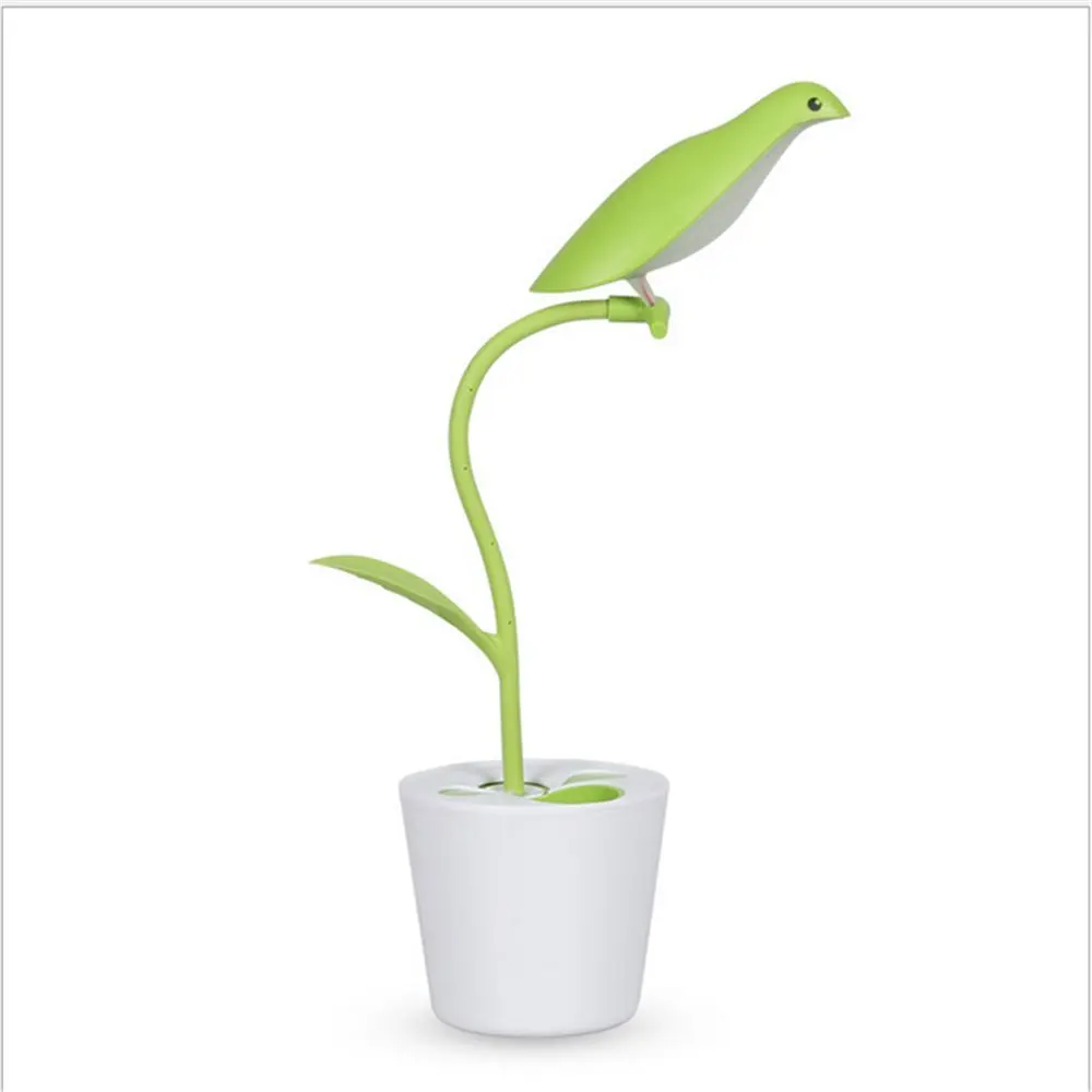 Бесплатная птица Светодиодная лампа для учебы Складная Настольная глаз usb