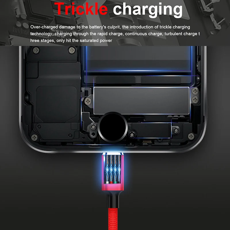 NOHON универсальный кабель освещения для iPhone XS 8 Plus X ipad Mini Micro usb type C samsung Xiaomi кабели