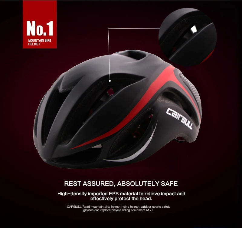 CAIRBULL Mens Cycling Road Mountain Bike Helmet Capacete Da Bicicleta Bicycle Helmet MTB Cycling Helmet Bike 56-62