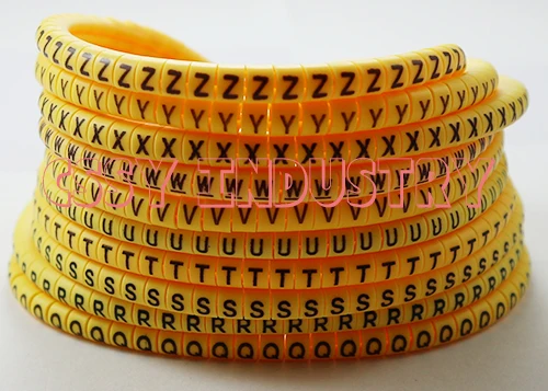 Freeshipping Φ (от 0 5 до 16 мм2) ABCDEFGHIJKLMNOPQRSTUVWXYZ 26 различных букв набор кабельных маркеров