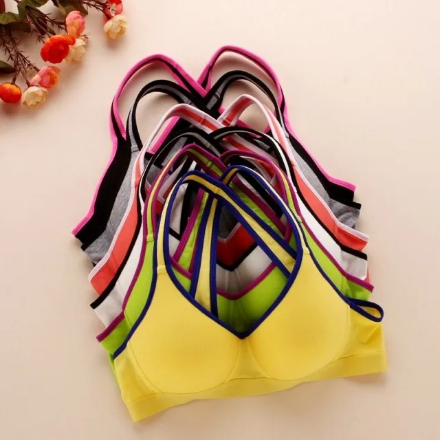 Бесплатная доставка 8863 # профессиональное Спортивное нижнее белье бюстгальтер