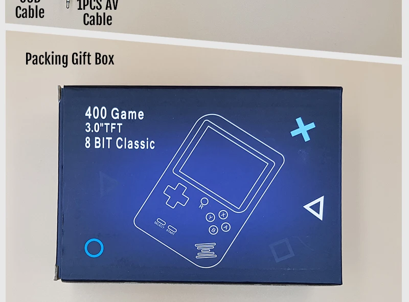 Новая портативная игровая консоль Встроенный 400 классические игры мини 8 бит карманный портативный плеер Ретро видео игровая консоль