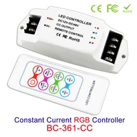 constant current mini led rgb controller 3 channels output 350ma 700ma dc12v 24v 36v 48v for led strip light control box remote