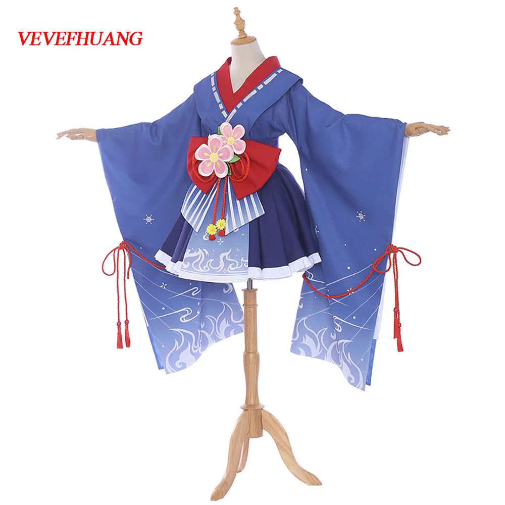 VEVEFHUANG My Hero academic Little Todoroki Shoto женское платье карнавальный костюм японское кимоно