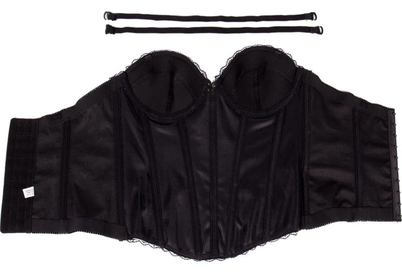 Черные корсеты и бюстье с цветочным принтом сексуальный готический корсет для