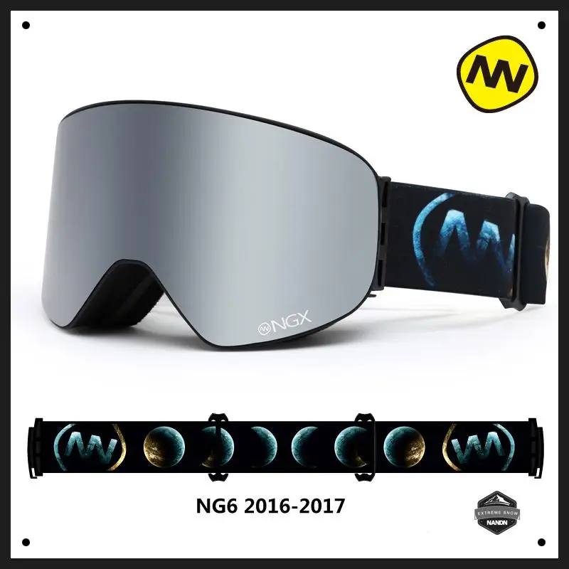 NANDN NG6 зима профессиональные лыжные очки маски Анти туман двойные линзы UV400 Лыжный
