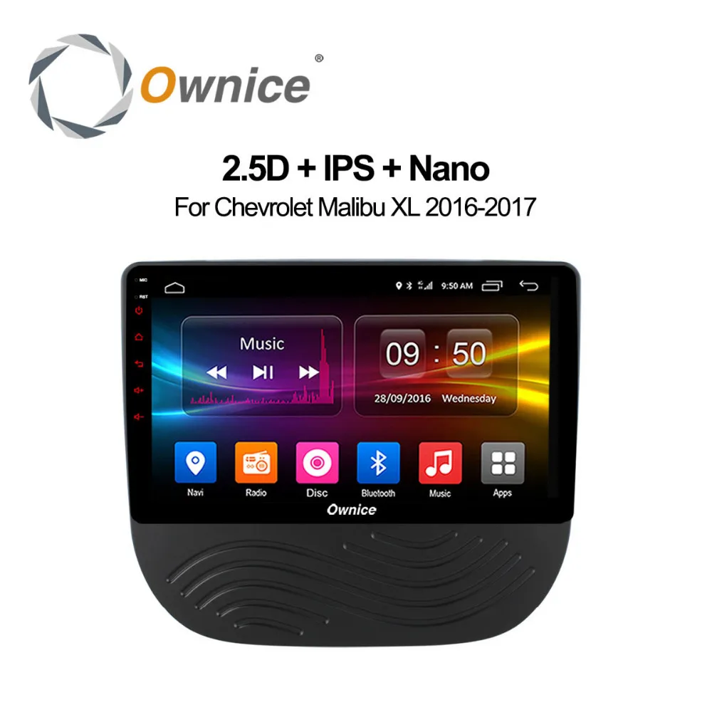 C500 + Ownice Android 8 1 для Chevrolet Malibu XL 2016 2017 2 Гб RAM 4G LTE 8Core автомобильный dvd плеер GPS карта