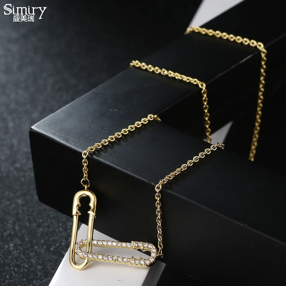 Женское колье чокер SIMIRY золотистого цвета с медным фианитом|brand necklace|choker necklacenecklace