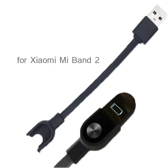 for Xiaomi Mi band 2 Mi jobs 1 шт. USB кабель зарядное устройство mi Band 3 зарядный адаптер для Xiaomi mi ремешок 1S шнур Замена mi Band 2 Смарт-часы ремешок браслет - Цвет: for Xiaomi Mi band 2