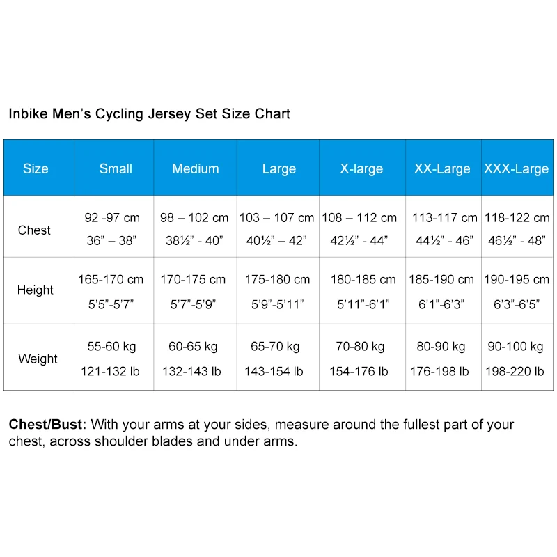 

INBIKE Men's Cycling Jersey Sets Summer Breathable Jersey & Shorts Gel Padded Short MTB Bike Sleeve Jerseys Riding Clothing