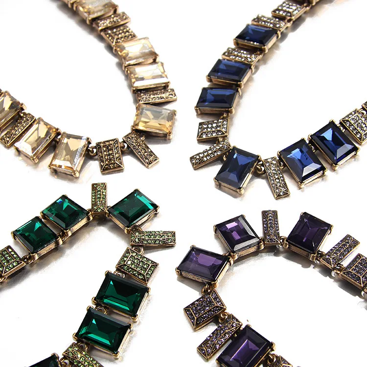 

Free shipping Star ruslana korshunova of luxury copper crystal necklace