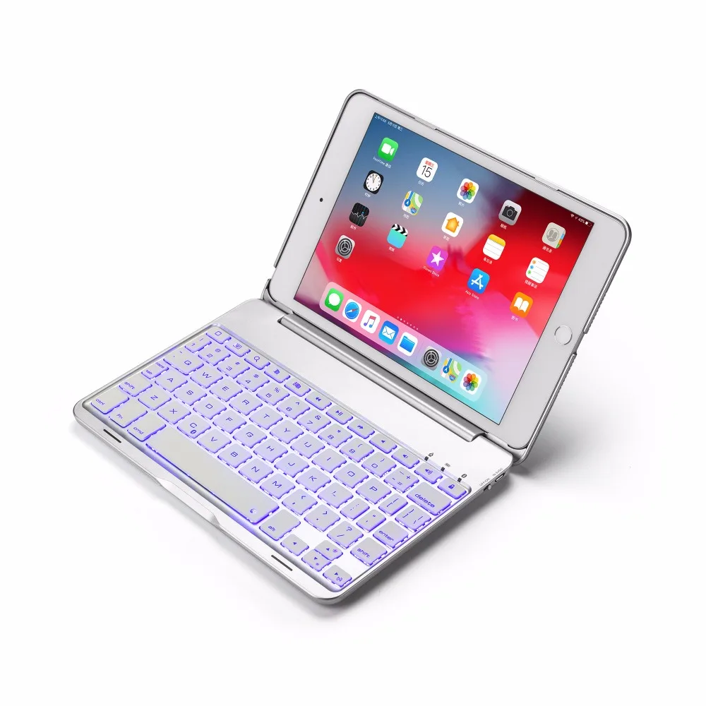 Чехол-клавиатура для Apple iPad mini 5, Чехол для iPad mini 4 mini5 mini4 A2133 A2124, 7 цветов, bluetooth-клавиатура с подсветкой