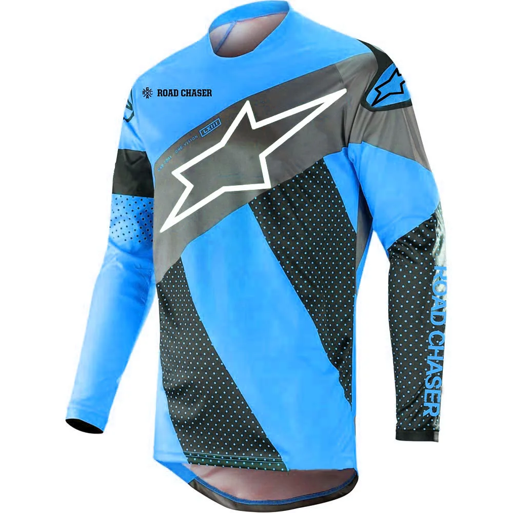 Зимняя термо ФЛИСОВАЯ ФУТБОЛКА для мотокросса Mtb Maillot Vtt Camiseta велосипедная куртка для скоростного спуска - Цвет: without fleece 2