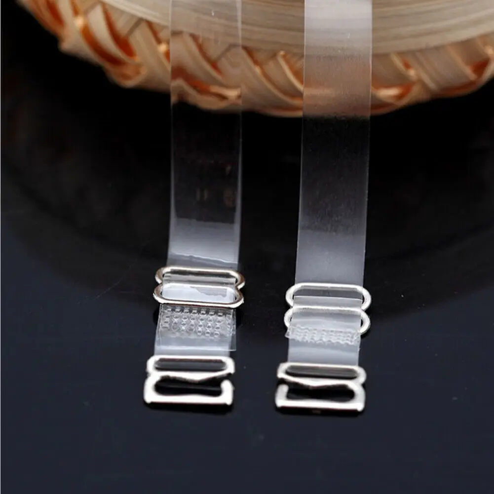 1 пара см широкие Прозрачные Невидимые Регулируемые лямки