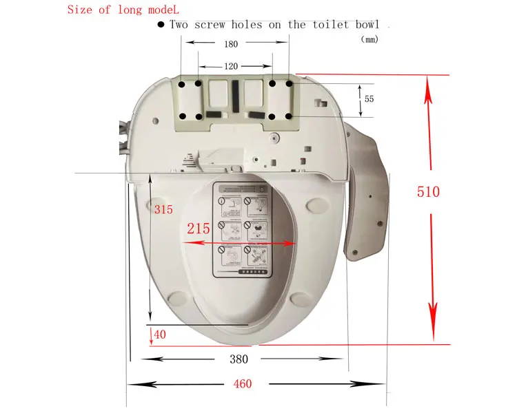 Ecofresh смарт-сиденье для унитаза washlet Электрический крышка биде интеллектуальные биде тепла чистой высыхание Массаж Уход за детьми женщиной Стариками
