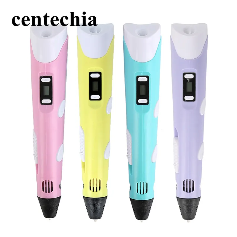 Centechia 3d ручка DIY 3D принтер рисунок пером печать Ручка лучше для детей с бесплатным