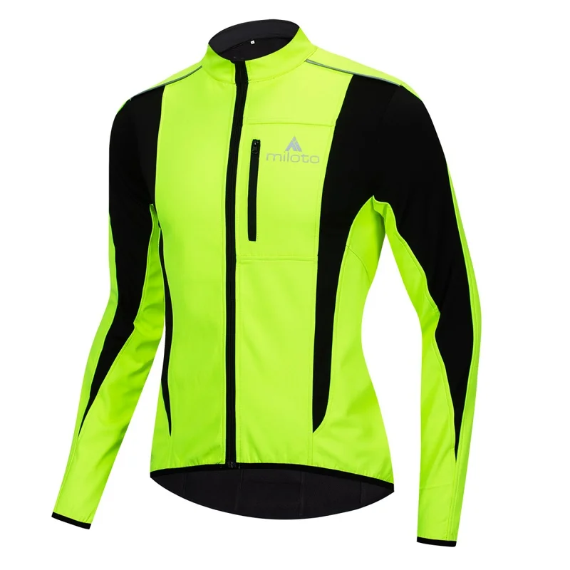 04 Cycling Jackets MILOTO новая теплая куртка для велосипедного спорта зимняя теплая велосипедная спортивная одежда ветрозащитная Водонепроницаемая мягкая оболочка пальто MTB Длинные Майки - Цвет: 04 Cycling Jackets
