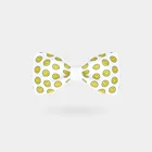 Модный мужской галстук-бабочка, белый, желтый Мини галстук-бабочка с лицом улыбки, с подарочной коробкой, индивидуальный галстук для свадебной вечеринки, Делового Платья