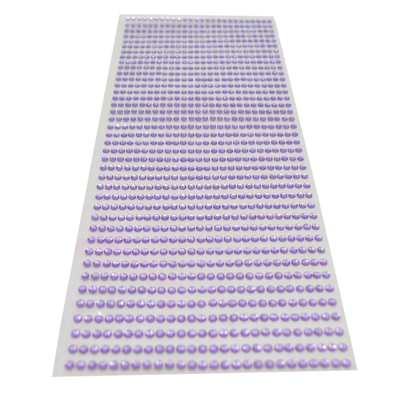 R09 light purple 504/646/900/1040 шт 6/5/4/3 мм С кристалалми и стразами, акриловый горный хрусталь, нарезан тонкой самоклеющиеся для автомобиля мобильный телефон ПК DIY Украшение для ногтей Наклейка для укладки волос 7z - Цвет: R09 light purple