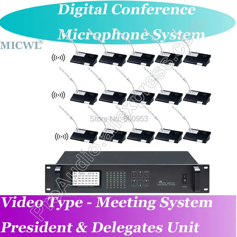 Цифровой беспроводной микрофон мирового класса с отслеживанием видеосигнала