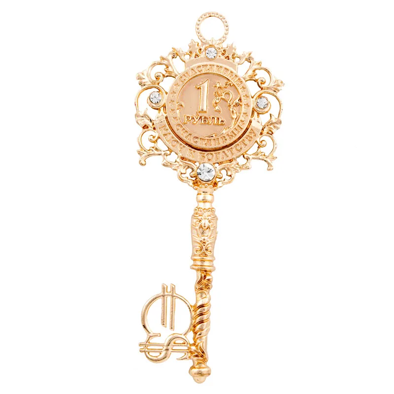 Свадебные украшения. винтажные богатство ключ. Шарм Золотое кольцо. красивые