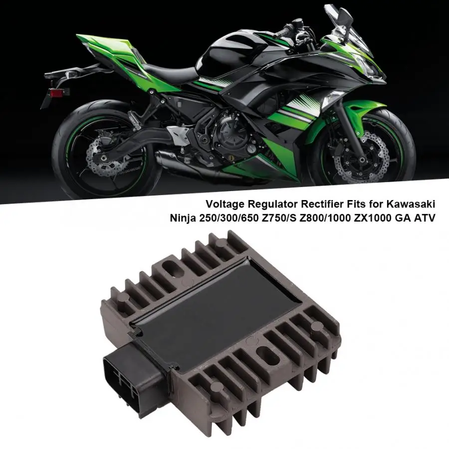 Регулятор напряжения Выпрямитель подходит для Kawasaki Ninja 250/300/650 Z750/S Z800/1000 ZX1000 GA ATV экономия топлива регулятор напряжения