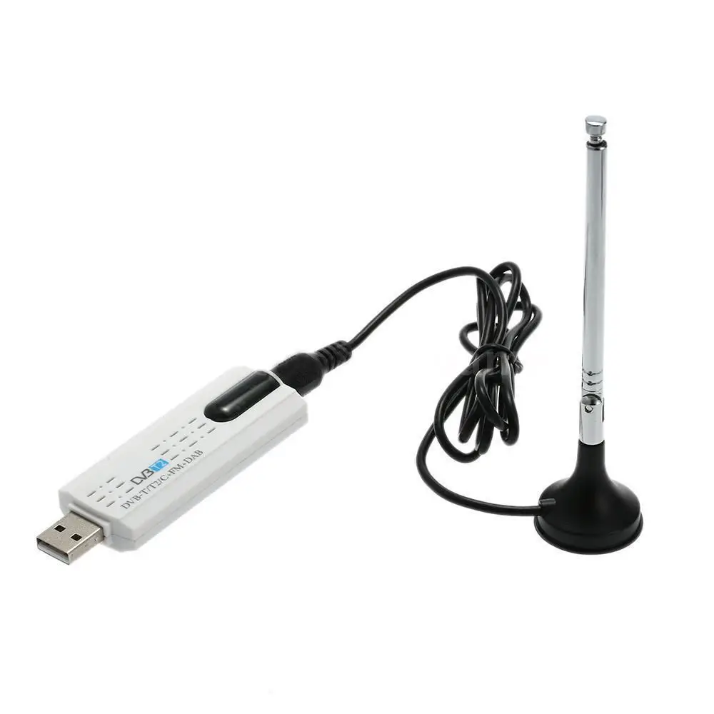 DVB-T2 цифровой USB HDTV тюнер радиоприемник спутниковой связи, цифровое телевизионное вещание T2 USB 2,0 для ПК компьютер Россия Европа ТВ приемник DVB-T DVB-C с FM и цифровым Радиовещанием