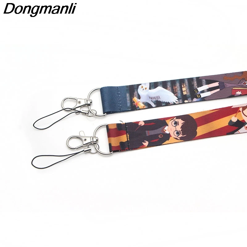 P3089 Dongmanli Магическая школа бейдж со шнурком ID Lanyards/Мобильный телефон Веревка/ключ нашейные ремешки Ремешки