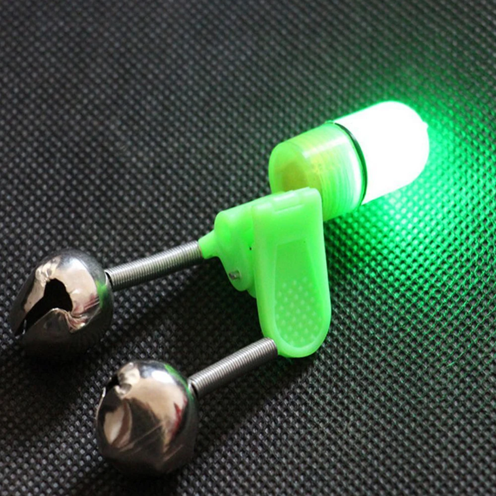 Двойное кольцо с колокольчиками нержавеющая сталь для ночной рыбалки