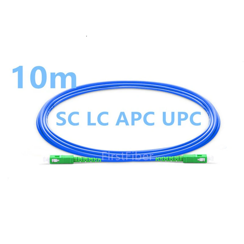 10m SC LC APC UPC PC Armored Patch Cable cord jumper Simplex Single Mode PVC | Мобильные телефоны и аксессуары