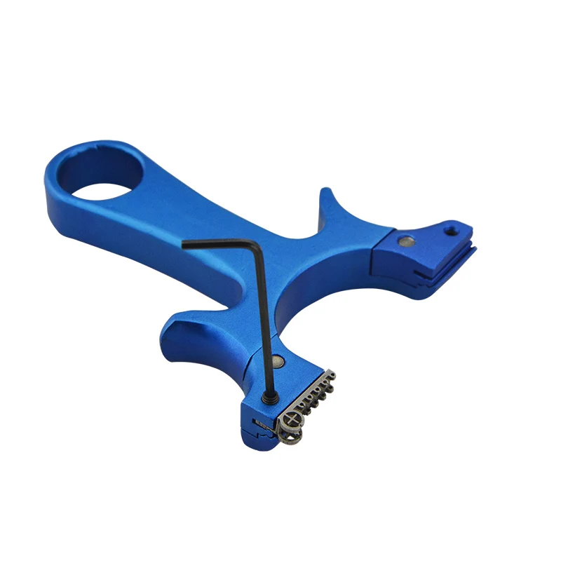 1 шт. стрельба из лука титановый магниевый сплав Мощная Рогатка 2 цвета слинг для