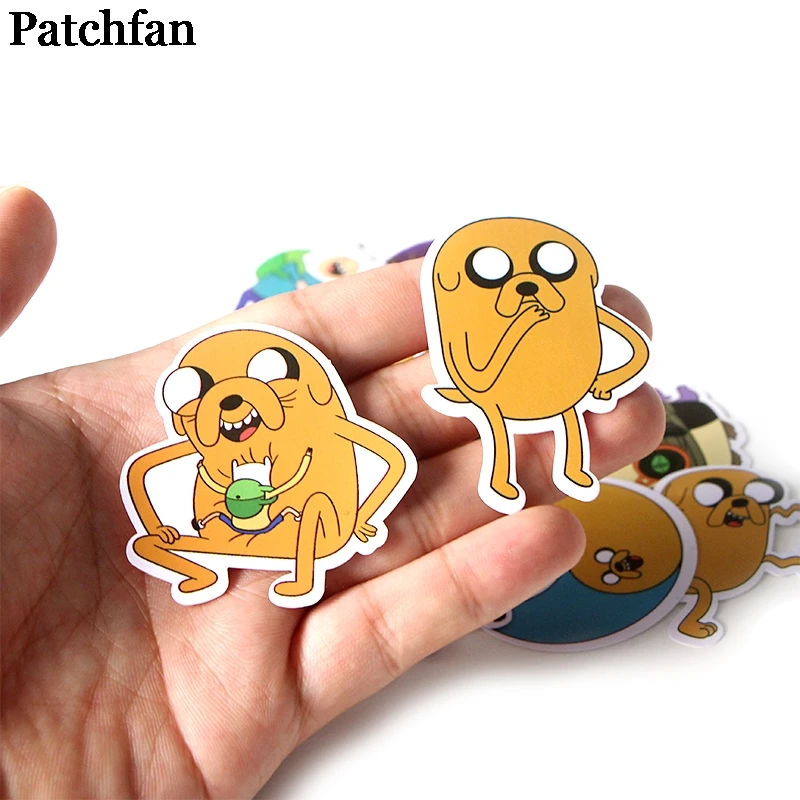 Patchfan 17 шт. креативные значки Adventur time DIY декоративные наклейки мультяшный стиль для DIY ПК стены телефон Скрапбукинг альбом A2087