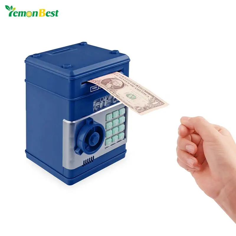 Копилка с паролем ATM Электронная безопасный электронный пароль для жевания монет
