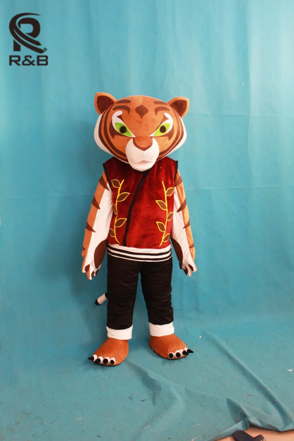 Высококачественный Tigress костюм талисмана тигра кунг-фу панды мультфильм для