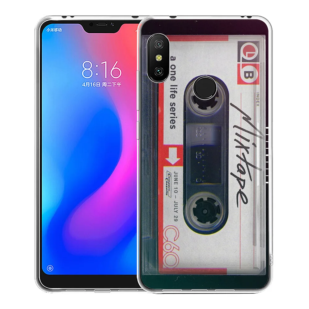 IYICAO ностальгическая Лента Радио Мягкий силиконовый чехол для телефона Xiaomi Mi 9 8 SE 6