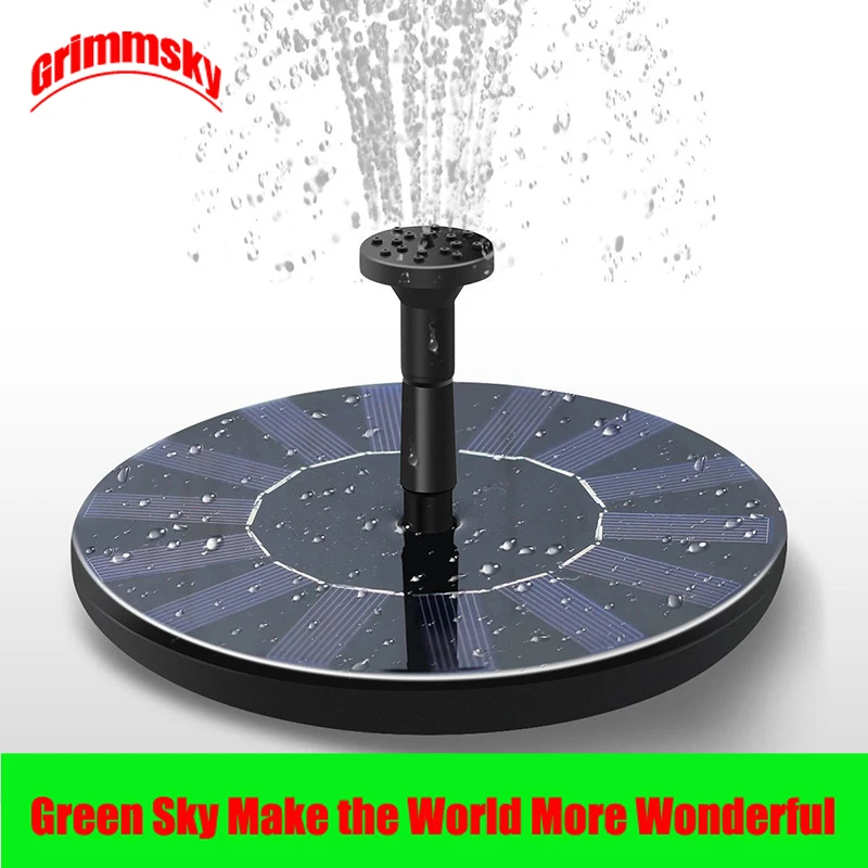 

Max. 180L/H Floating Pool Pond Outdoor Solar Panel Home Garden Decoration Outdoor Fountain
