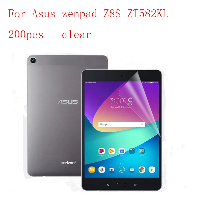 Transparent Lcd Screen Protector Film for Asus zenpad Z8S ZT582KL explosion-proof membrane without retail packing 200pcs/lot | Компьютеры