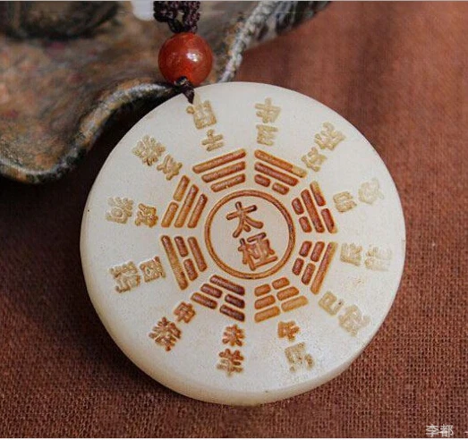 Antique miscellaneous white jades dragon worn raccoon pendant antique Taiji brand and Phoenix Pendant | Украшения и аксессуары