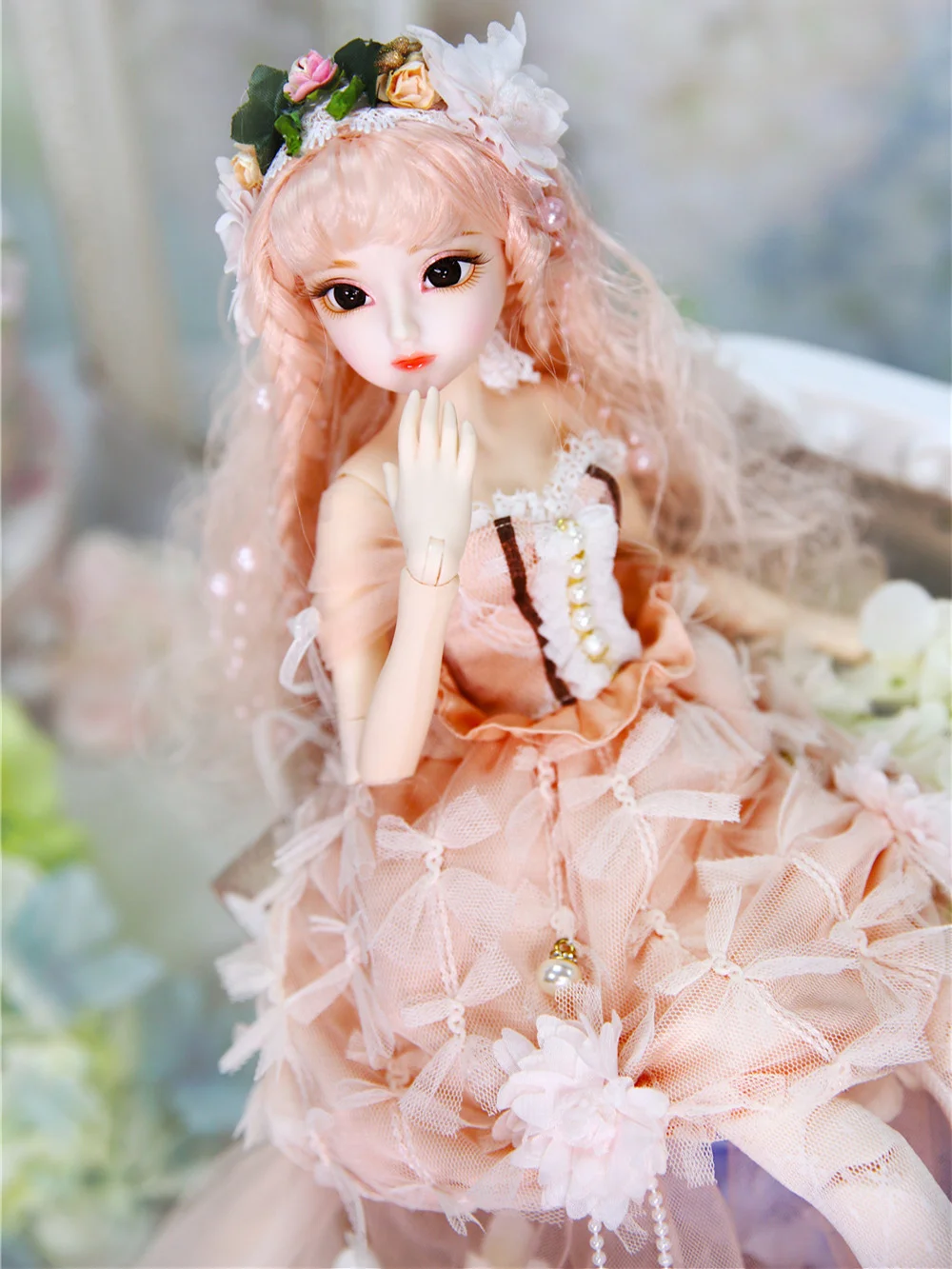 1/4 BJD Blyth кукла молочная королева имя Клэр коралловые волосы механическое соединение тела девушки ледяной, SD