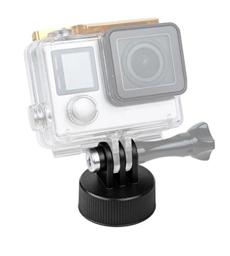 Go pro 37 мм бутылка для воды крышка монопод Штатив для GoPro Hero Sjcam Yi 4K разъем для серфинга пластиковая бутылка крепление адаптер