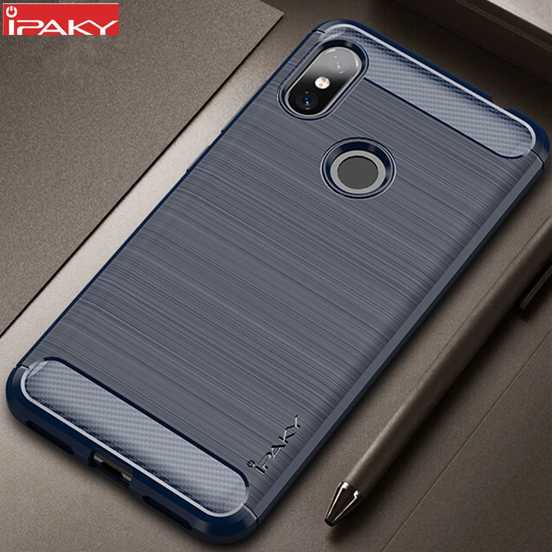 Чехол для Xiaomi Redmi Note 6 iPaky Pro силиконовый чехол из углеродного волокна матовая