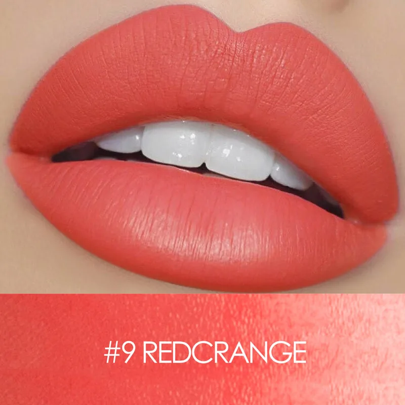 9 Помада focallure beauty Makeup стойкая помада для губ цвет сексуальный красно-коричневый помада матовый блеск для губ Косметика для губ Make - Цвет: 9