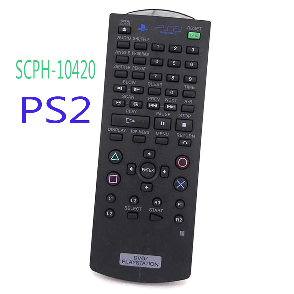 Оригинальный бывший в употреблении PS2 с дистанционным управлением для Sony PLAYSTATION