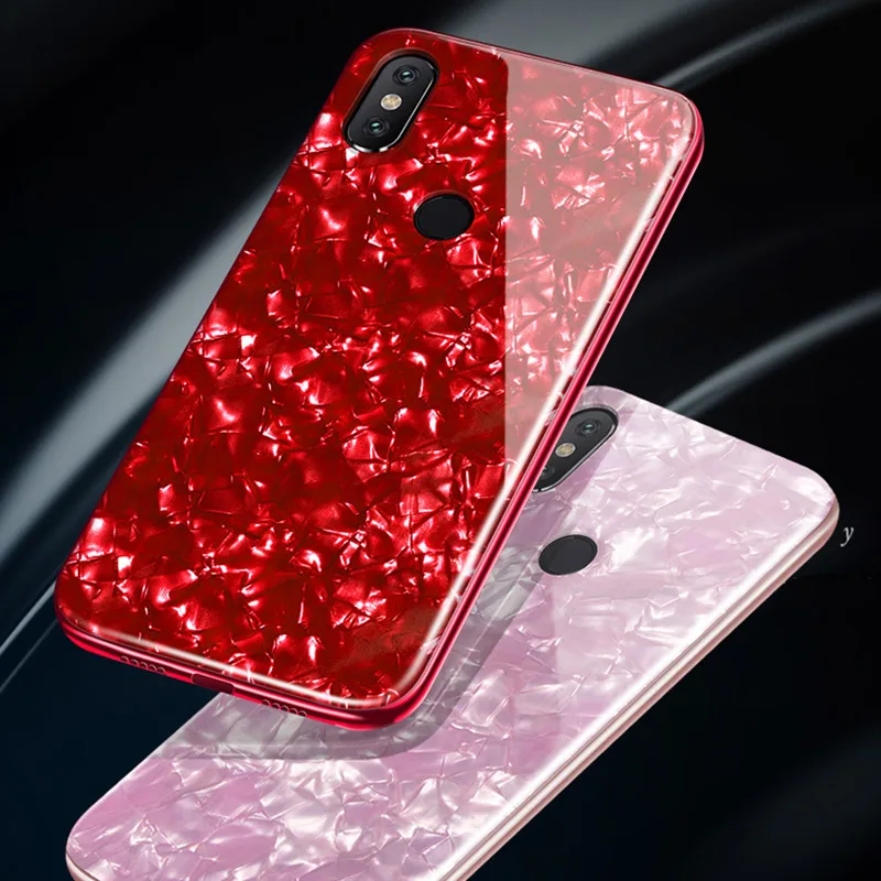 BFOLLOW Мрамор чехол для Xiaomi mi A1 A2/8 8 SE/mi x 2 s/красный S2 5 Примечание закаленное Стекло