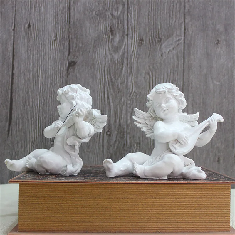 

European Resin Venus Cupid Angel Figurines Crafts Wedding Gifts Lucky Ornament Statue Arts Home Furnishing Decoration 495