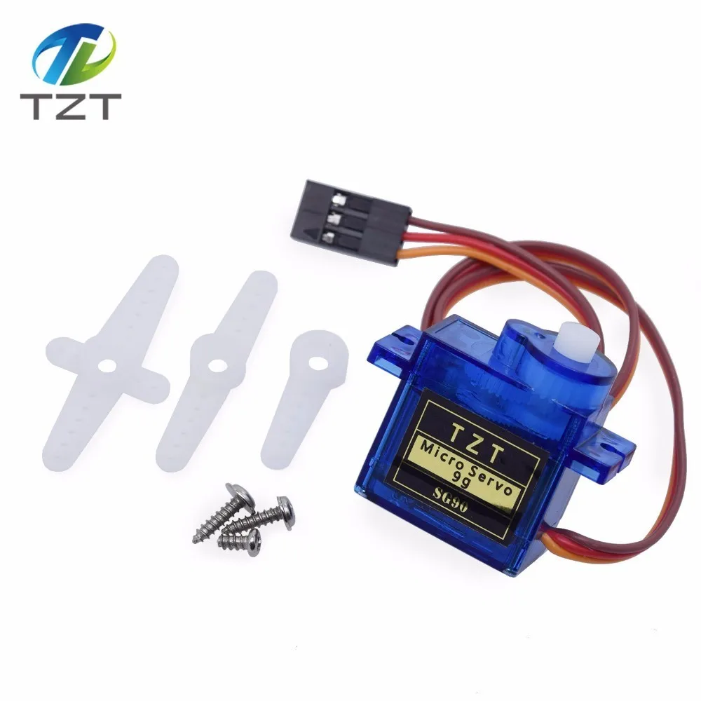 TZT умная электроника 1 шт. Rc Mini Micro 9g 6 кг сервопривод SG90 Для RC 250 450 Вертолет самолет