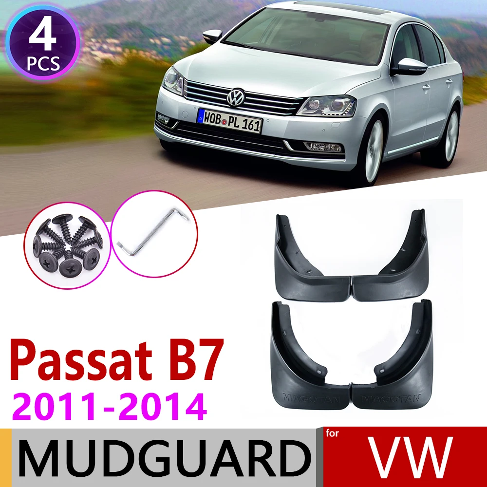 

Front Rear Mudguard for Volkswagen VW Passat B7 2011 2012 2013 2014 3C Fender Mudguard Mud Flaps Guard Splash Flap Accessories