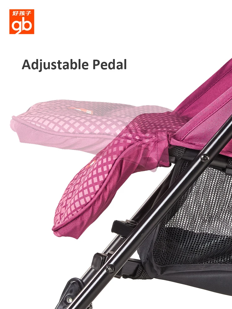 Хорошая детская коляска GoodBaby Ultra-light складная тележка 2 в 1 прогулочный зонт складная переносная коляска D400.