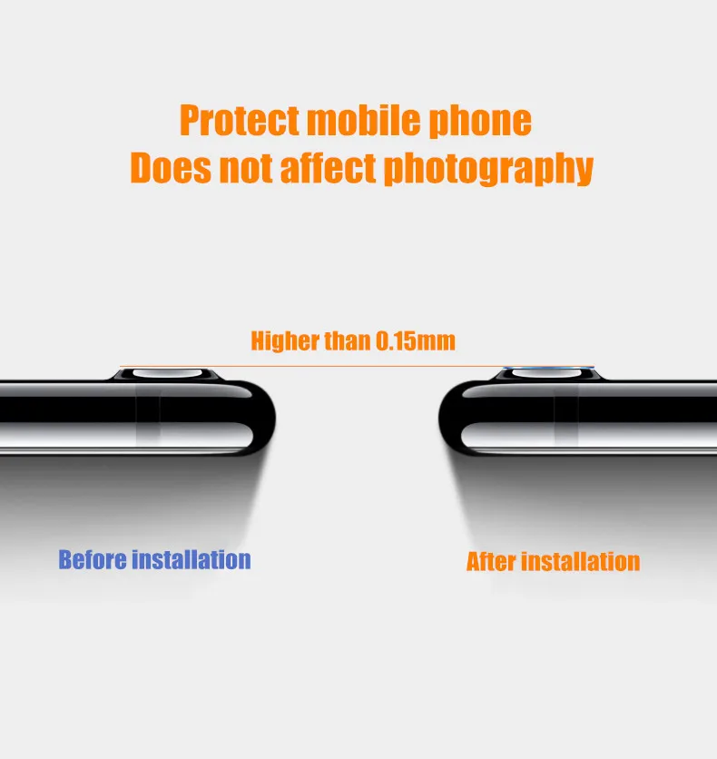 Горячая HD защитная пленка для iPhone 6 6s 7 8 Plus X XS MAX XR Задняя крышка объектива Защитная