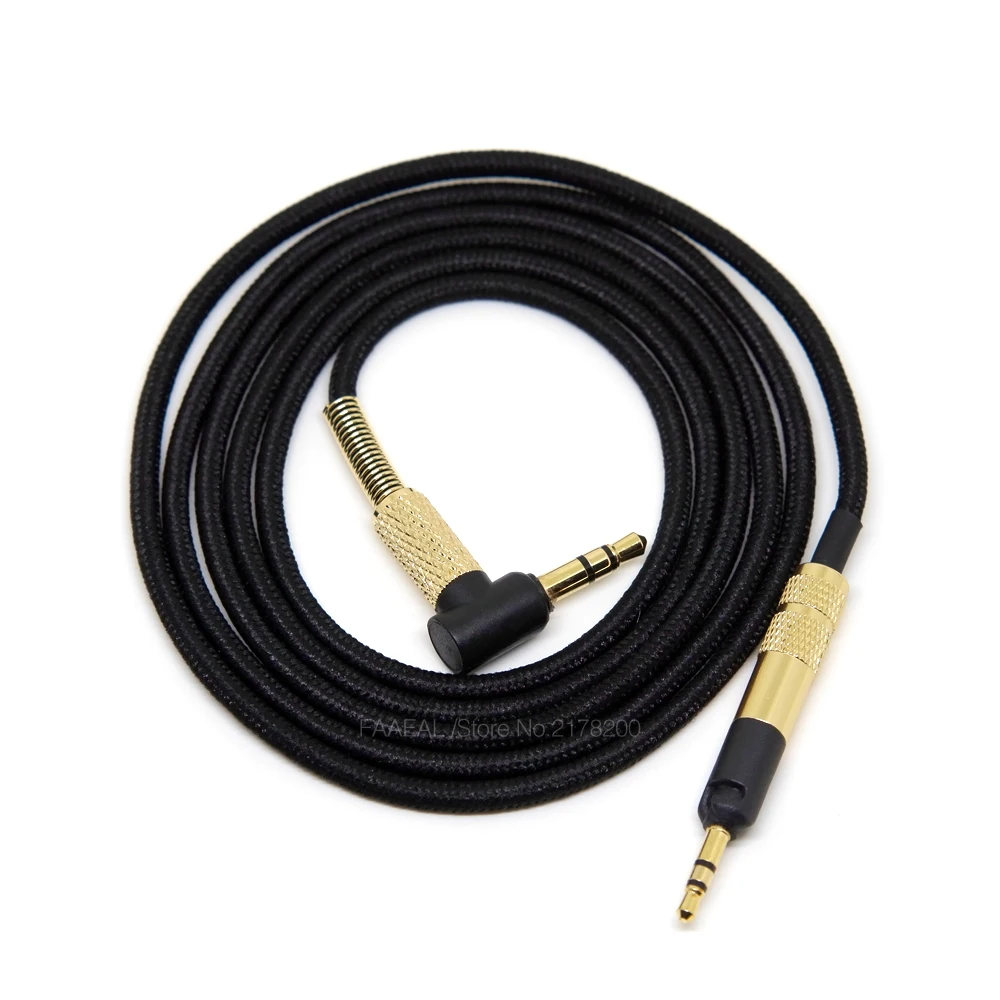 FAAEAL 1 2 м Обновление кабель для Sennheiser HD598 HD558 HD518 кабели наушников провода Hifi 3 5 мм до